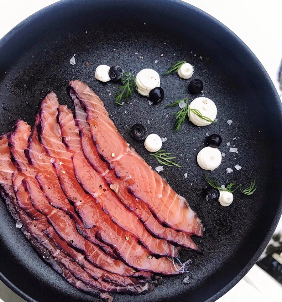 mustikkagraavattu lohi