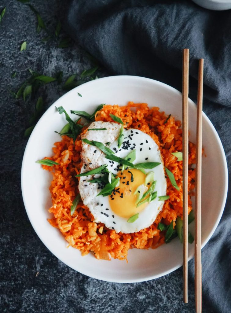 kimchi paistettu riisi