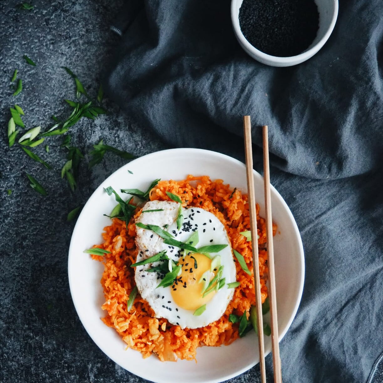 kimchi paistettu riisi