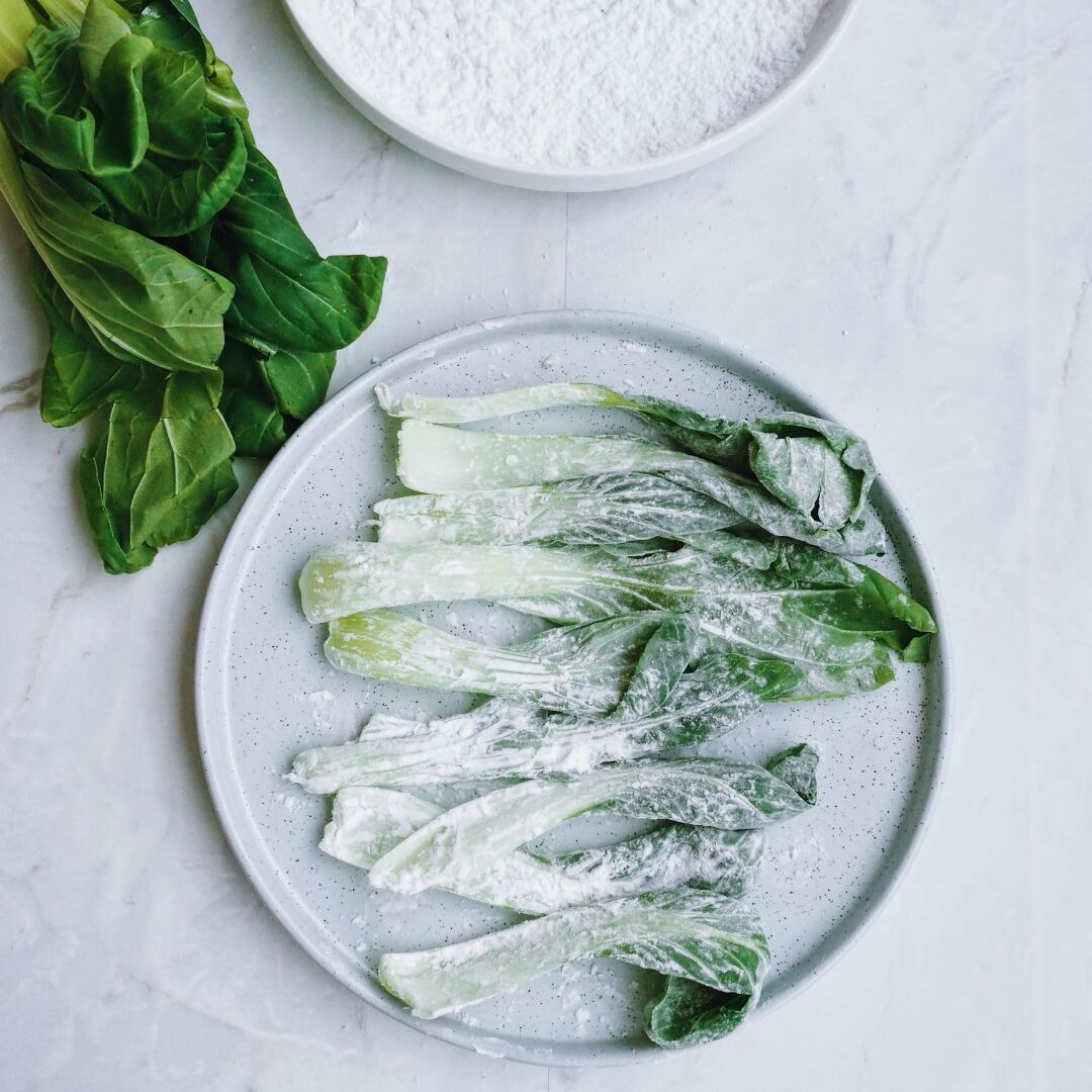 tempura pak choi