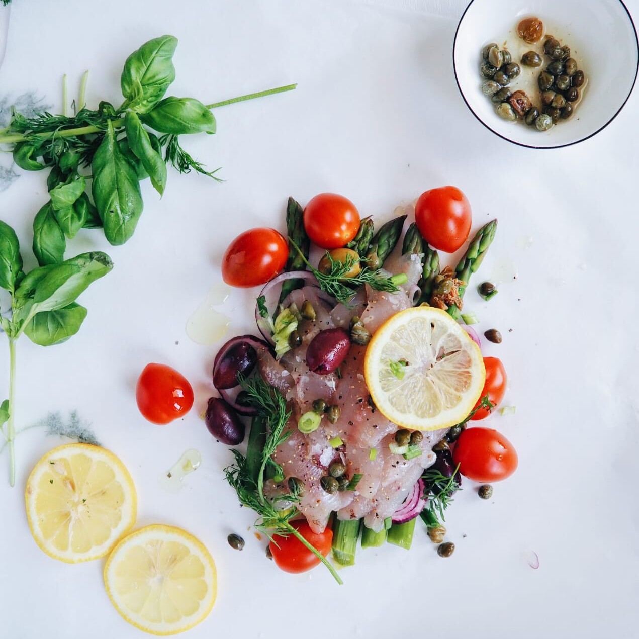 leivinpaperissa kypsytettyä kalaa