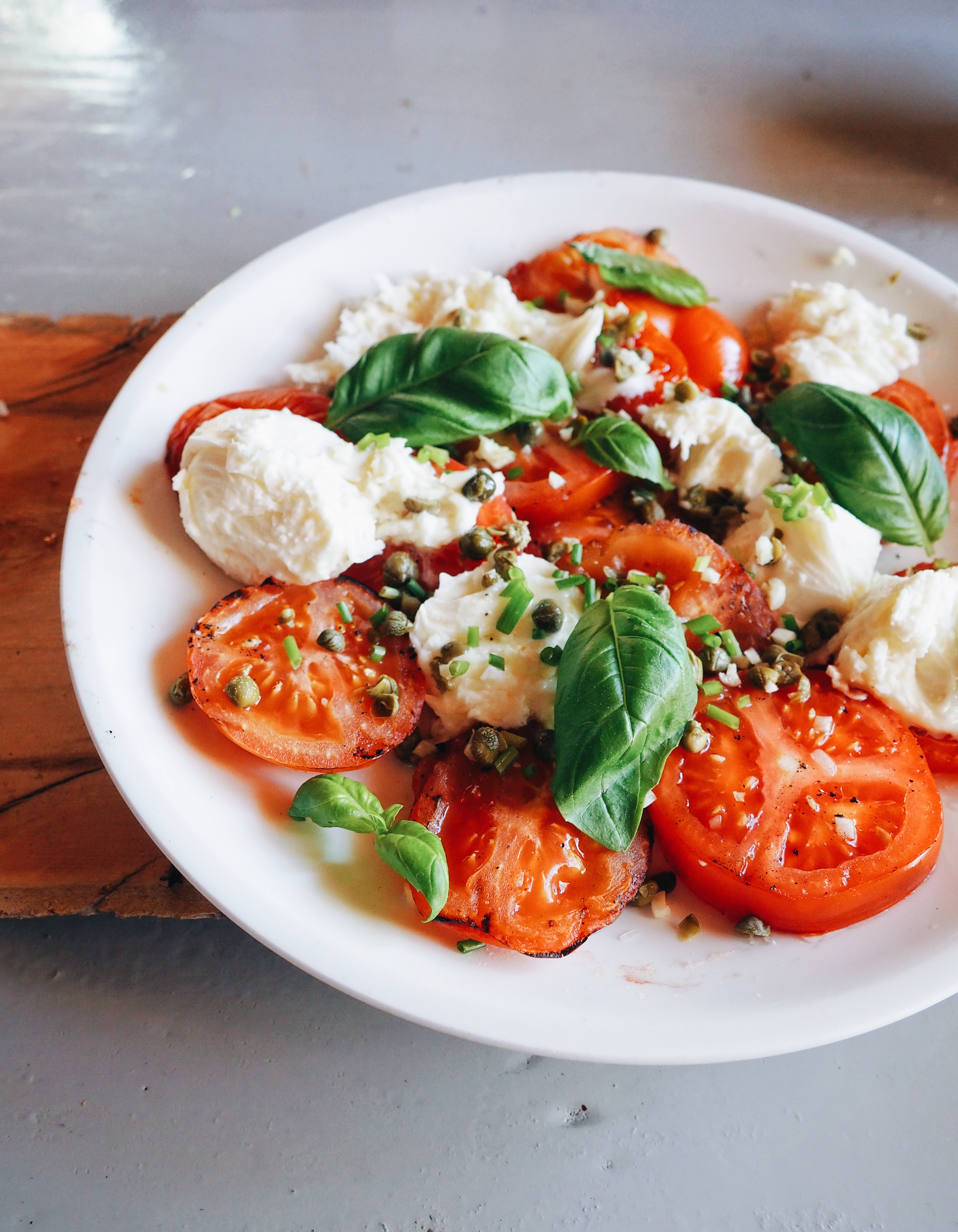 Halstrattu tomaattisalaatti