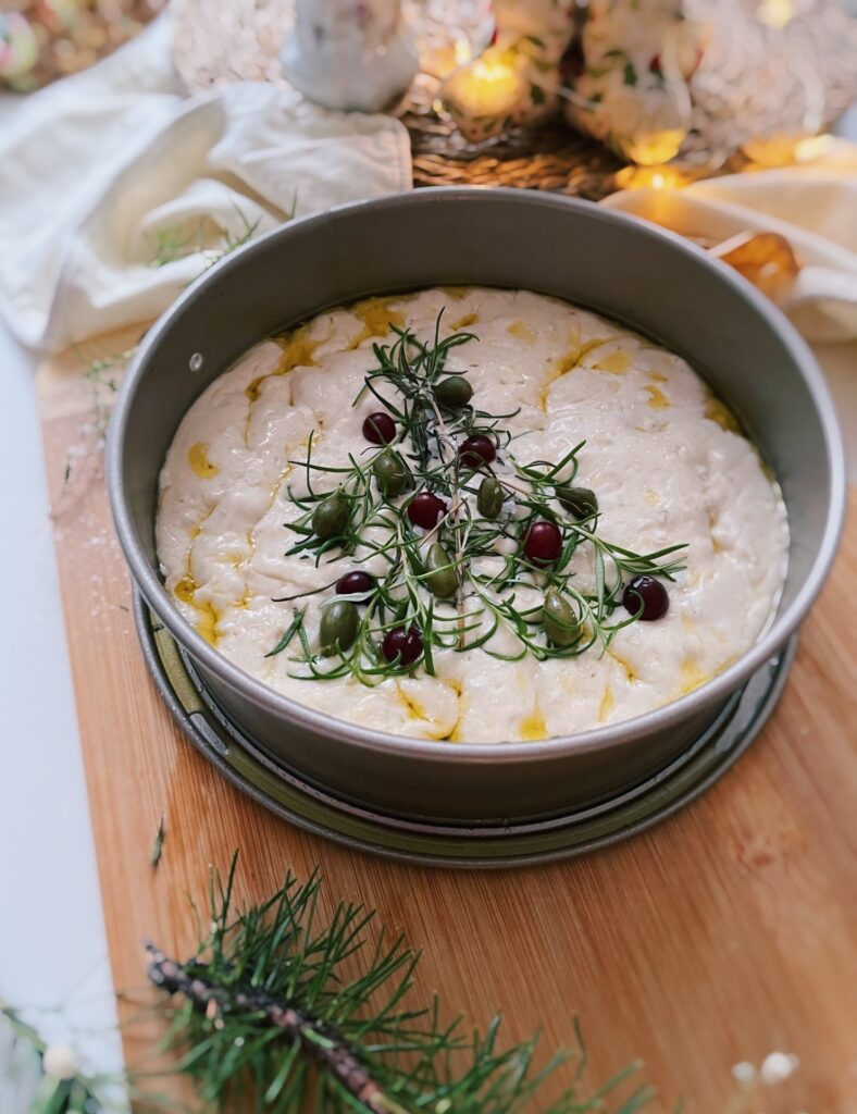 joulukuusi focaccia