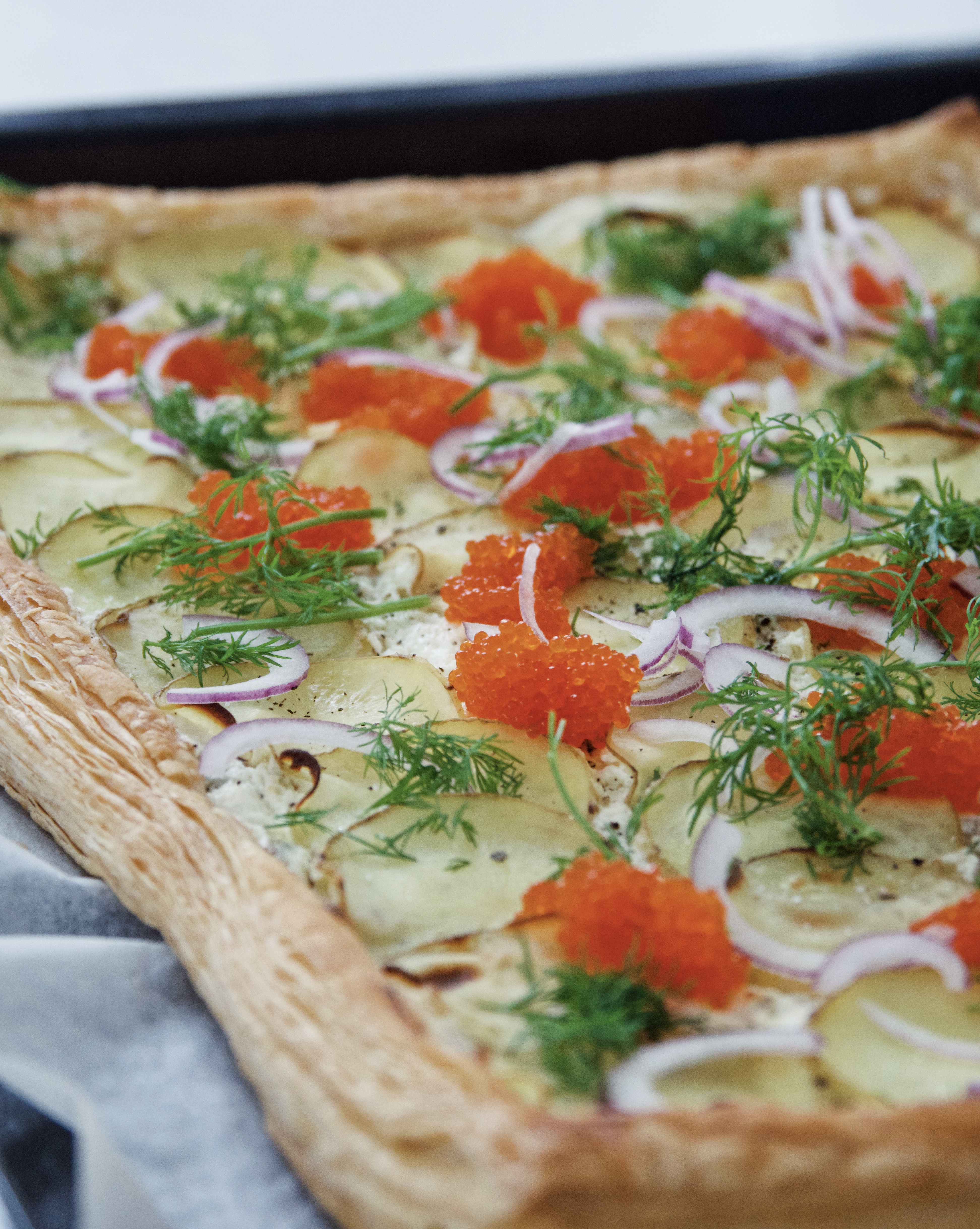 Peruna-lehtitaikinapiirakka