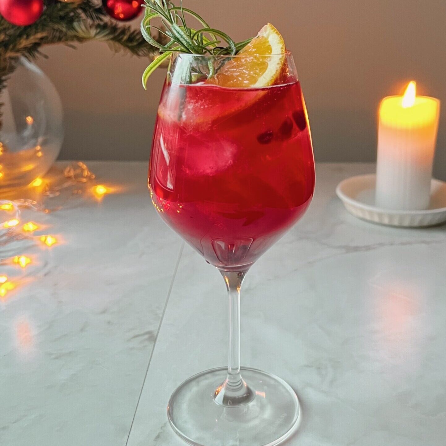 Jouluinen aperol spritz